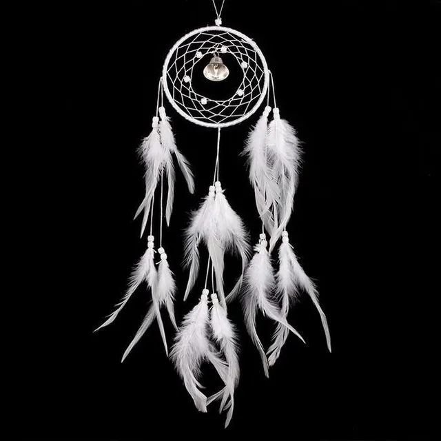 Dreamcatcher with feathers and bell - 3 colors
