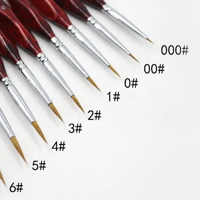 Brushes for modellers - 9 types