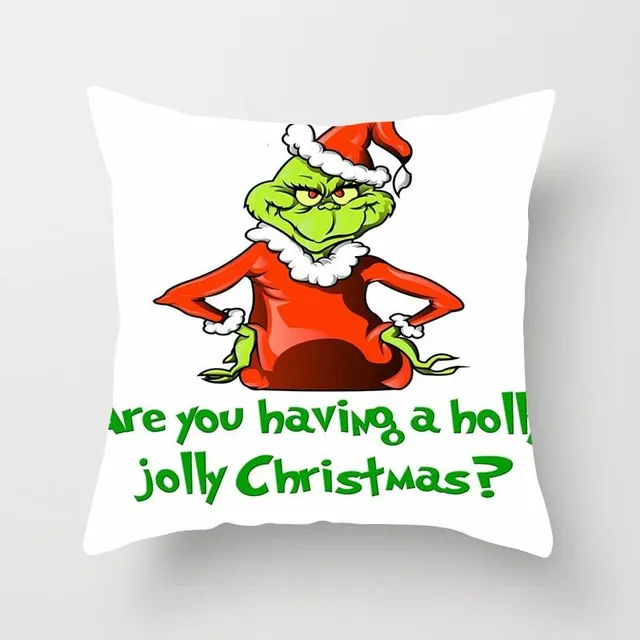 Christmas practical pillowcase with Grinch printing