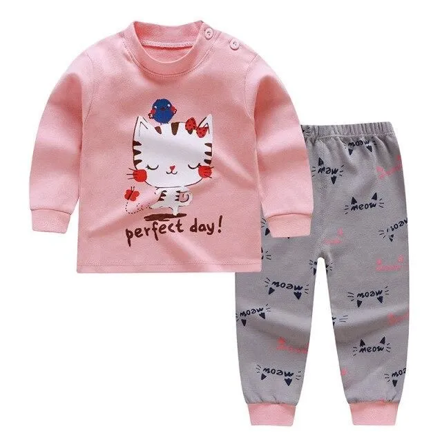 Set de pijamale din bumbac pentru copii