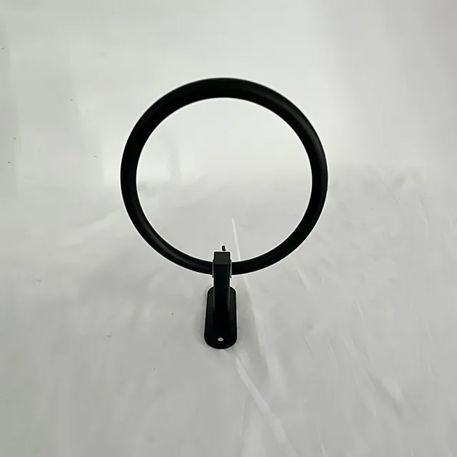 Non-drilling round towel holder on the wall