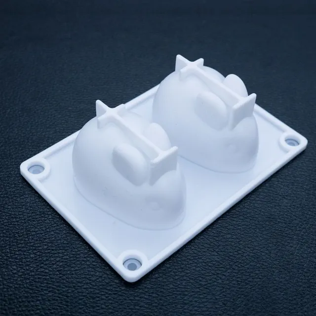Formă de silicon 3D pentru Paște în formă de iepuraș