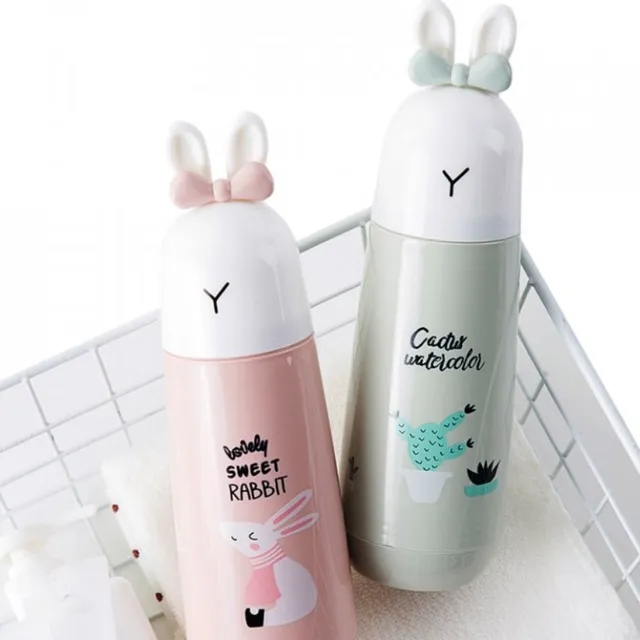 Cute rabbit storage box for toothbrushes