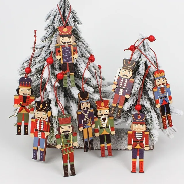 Christmas decoration soldier 3 pcs