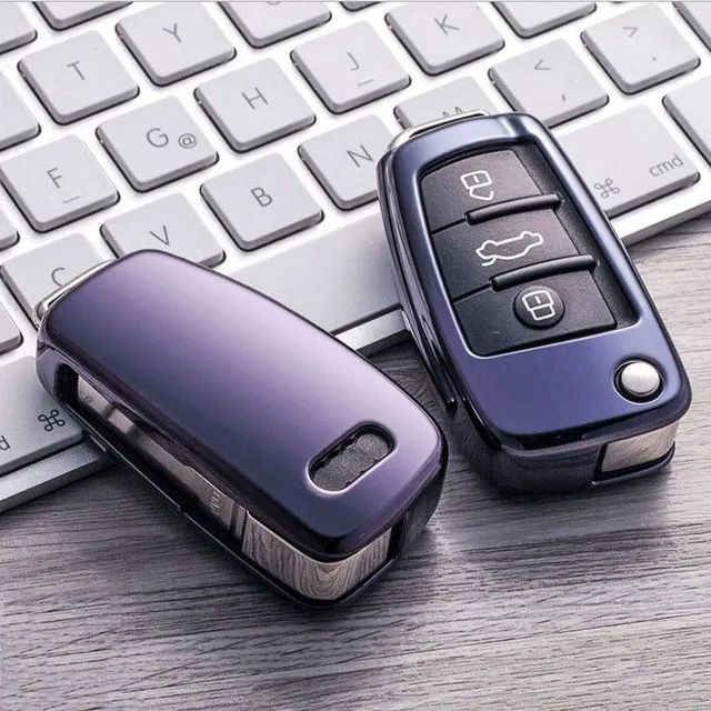 Metallic car key case