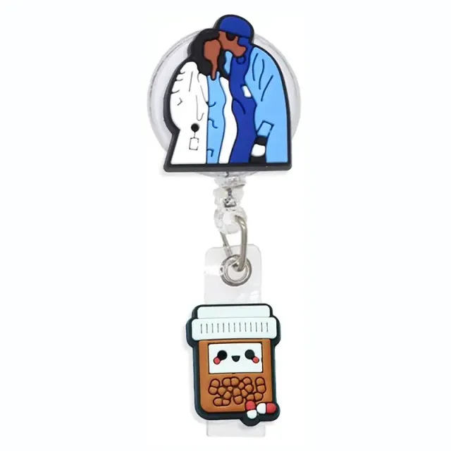 1pc High quality Silicone Extruder Signal Holder for Doctors and Medics with Cute Cartoon Design