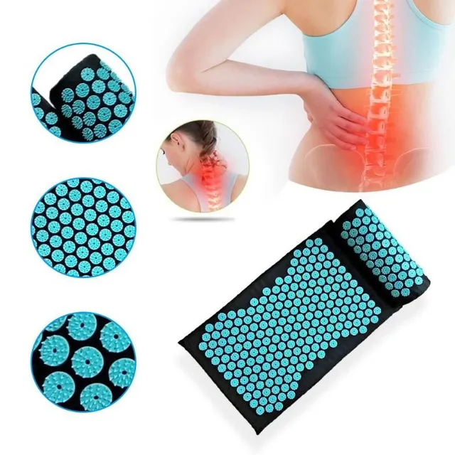 Acupuncture massage pad with pillow