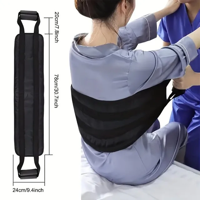 Additional pillow with handle for easy getting up patients and seniors