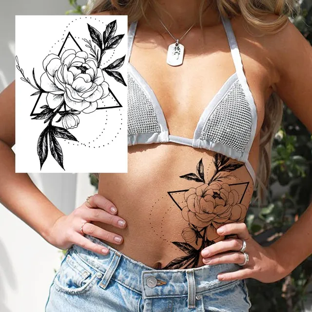 Women's sexy fake body tattoos 7