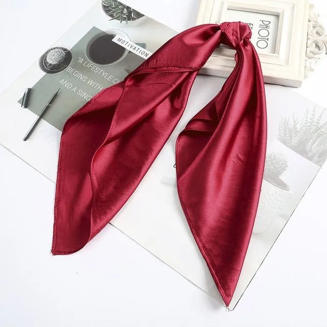 Modern elegant ladies scarf for tying around the neck or in the hair