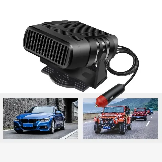 Portable automotive heater and fan 12V/24V