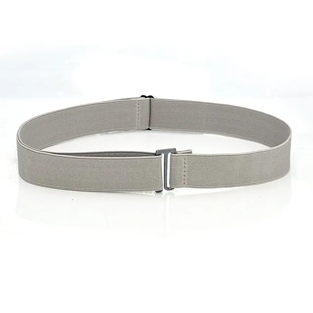 Elastic belt without buckle for women and men