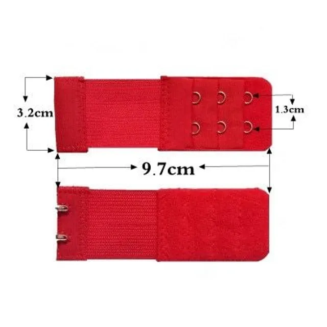 Textile extension circuit for bras with hooks