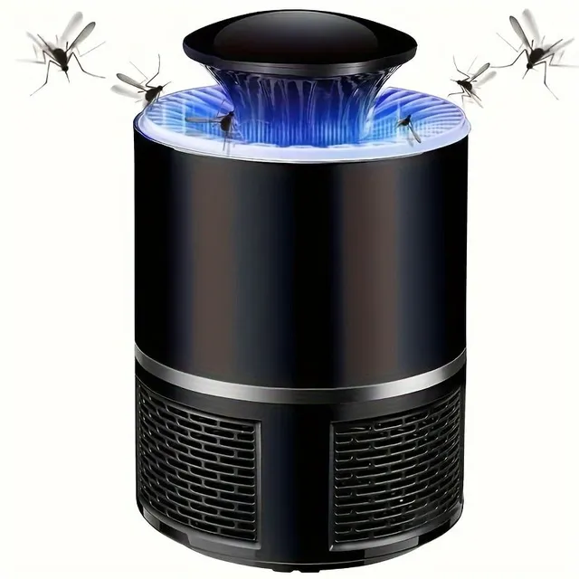 Automatic silent mosquito lamp with household suction