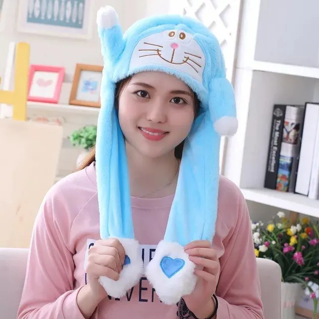 Cute animal hat with moving ears