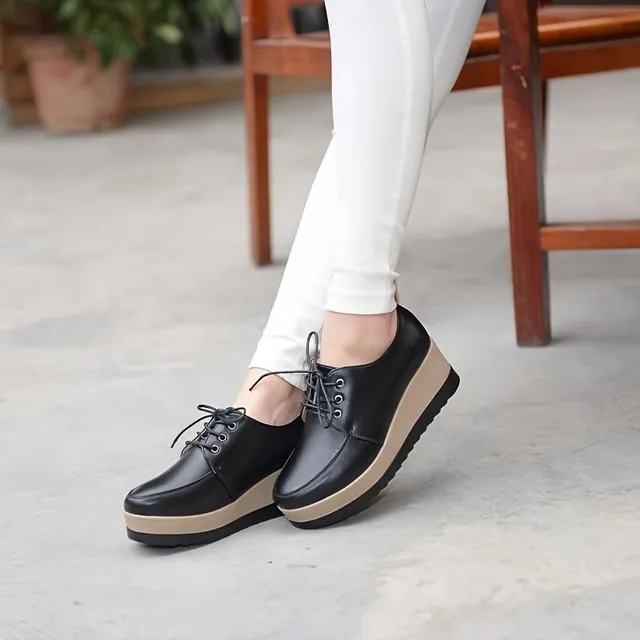 Women's Leisure Platforms with Stretching