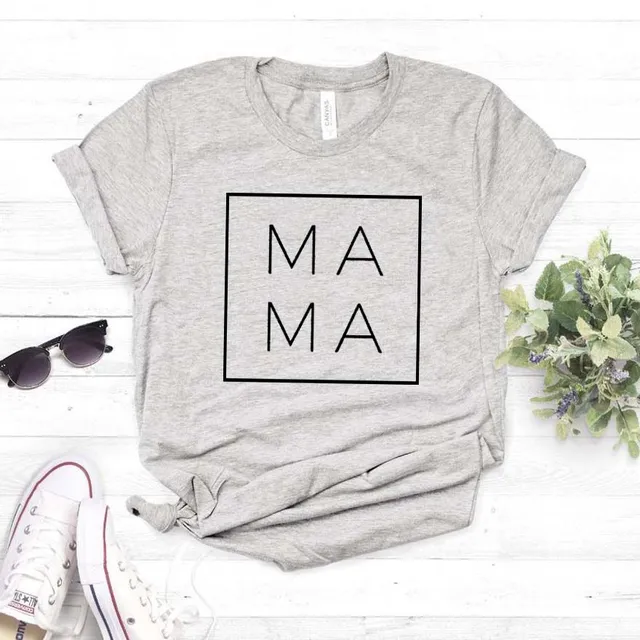 Women's T-shirt Mama Square