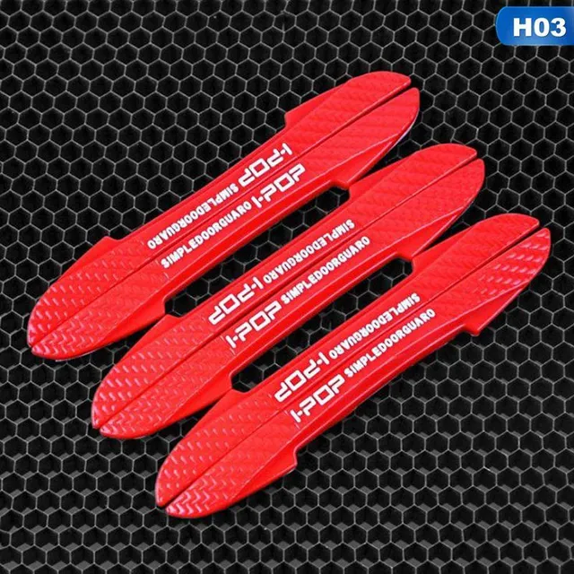 6pcs/set Auto Car Door Edge Protection Protective Strip Protective Strip Scratch Protection Auto Door Crash Bar