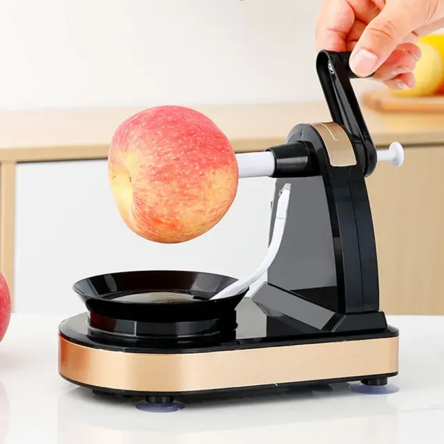 Practical helper for peeling apples - non-chain peeler, more color variants