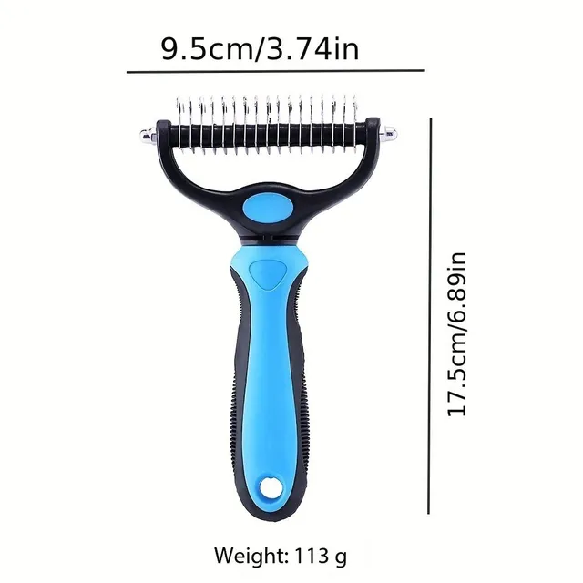 Stainless steel brush comb for pets