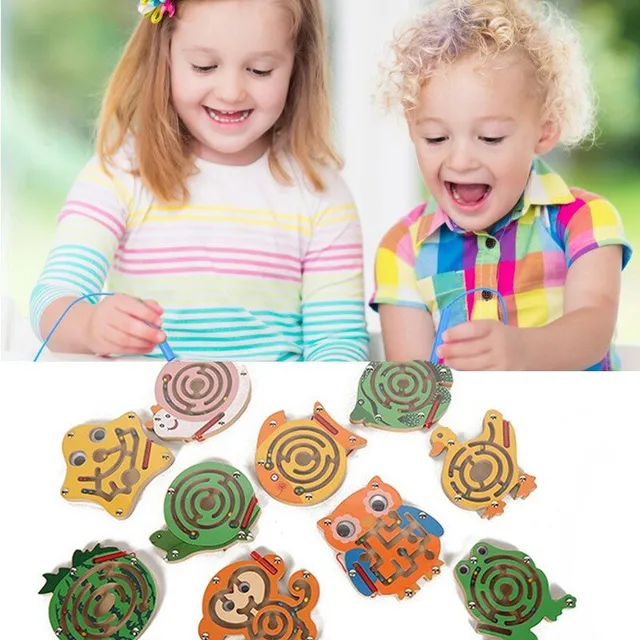 Wooden Magnetic Educational Animal