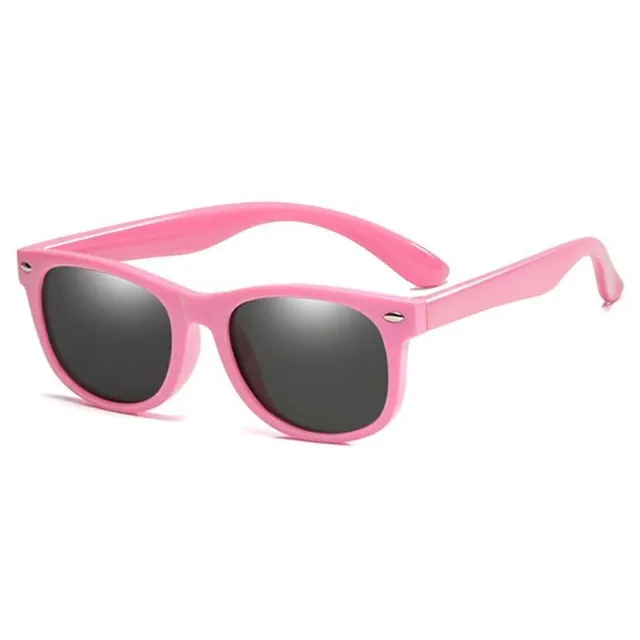 Lunettes de soleil en silicone pour enfants - différentes couleurs