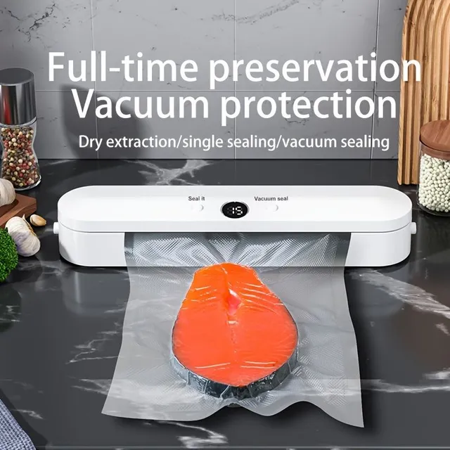 Vacuum pack with digital display - keep your freshness longer!