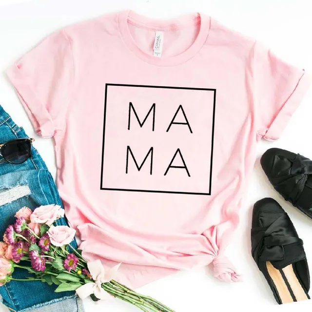 Women's T-shirt Mama Square