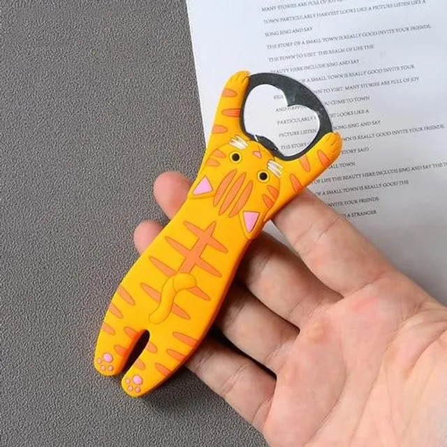 Cute cartoon cat bottle openers