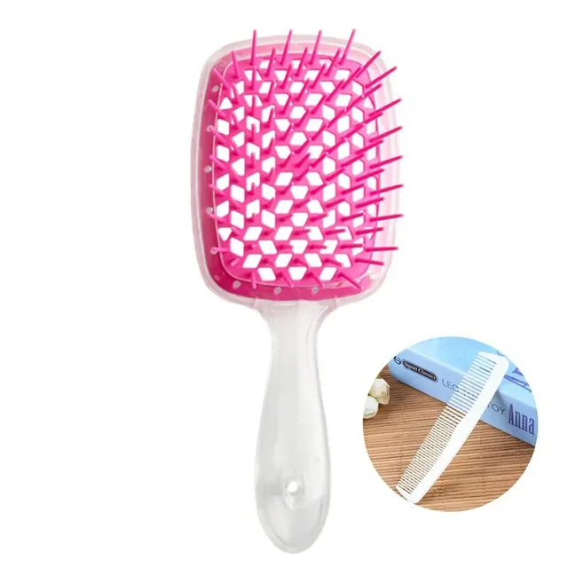 Professional hair brush against static energy - several color variants