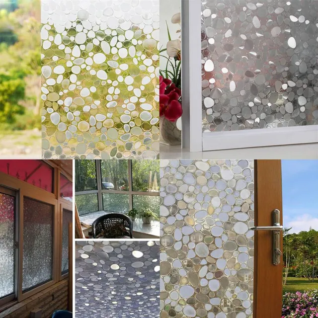 Opaque stickers on window or door - more variants