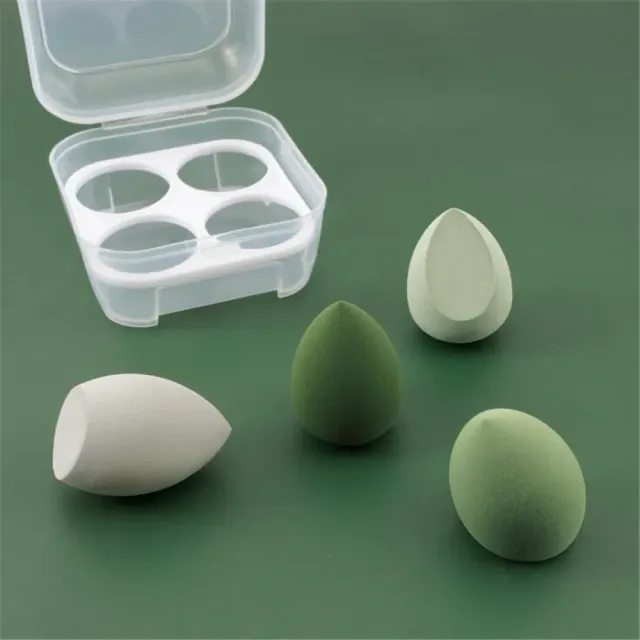4ks Kozmetické huby Blender Beauty Egg - make-up huby pre perfektný vzhľad