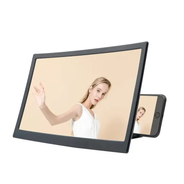 Curved Screen Mobile Phone Zoom Screens 12 Inches, Ultra Clear