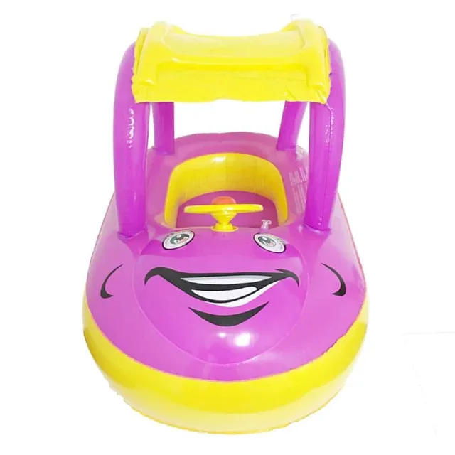 Children's Inflatable Ring/Boat with Steering Wheel for Small Children © Car