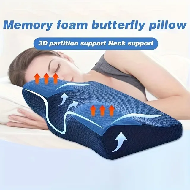 Massage and physiotherapeutic neck and neck pillow