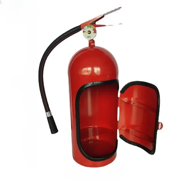 Stylish minibar in the shape of a fire extinguisher