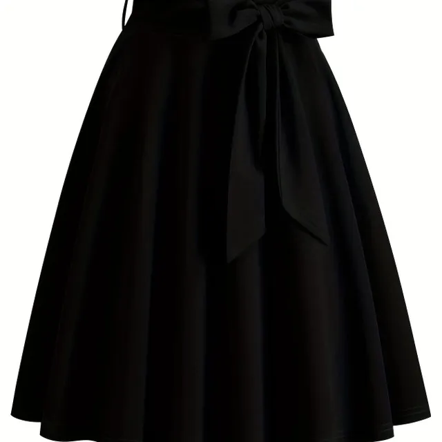 A-cut skirt with bow in front