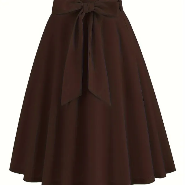 A-cut skirt with bow in front