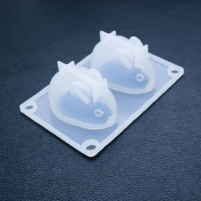 Wielkanocny zestaw silikonowy 3D w kształcie króliczka