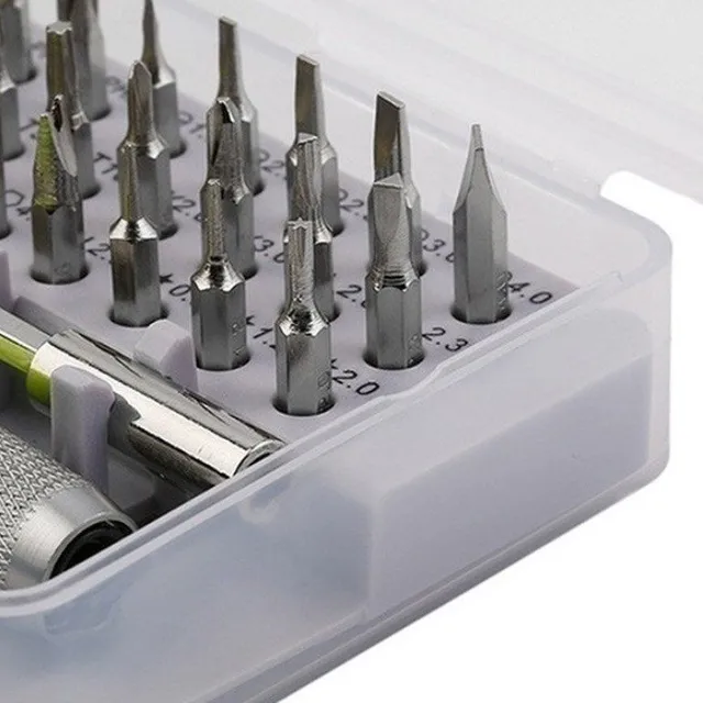 Magnetic screwdriver with bits