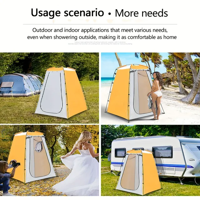 Portable shower tent