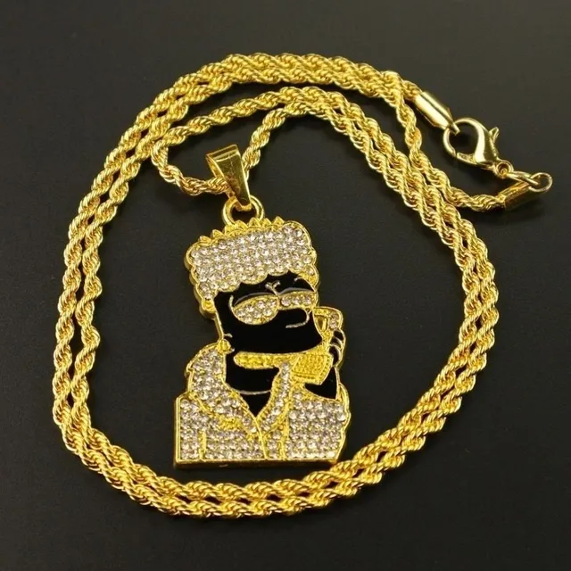 Collier moderne stylé pour homme Simpson