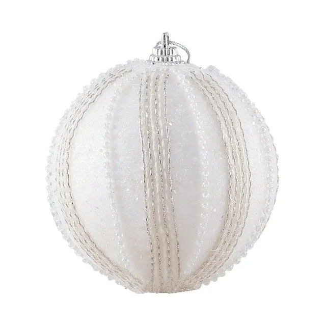 Christmas balls white 4 pcs