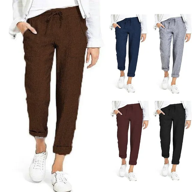 Pantalons cargo décontractés pour femme Logan