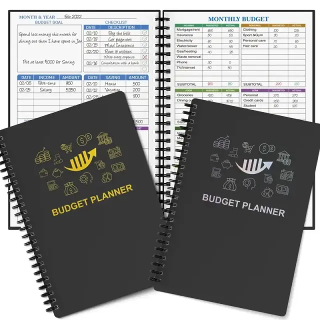 Finance and Expense Organizer - Monthly Budget Planner for Efficient Management