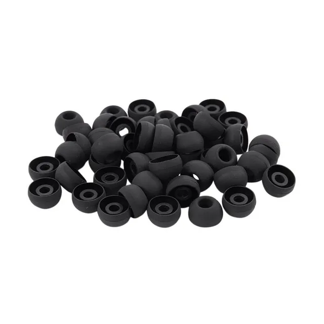 Replacement set of black silicone plugs for Frederick headphones