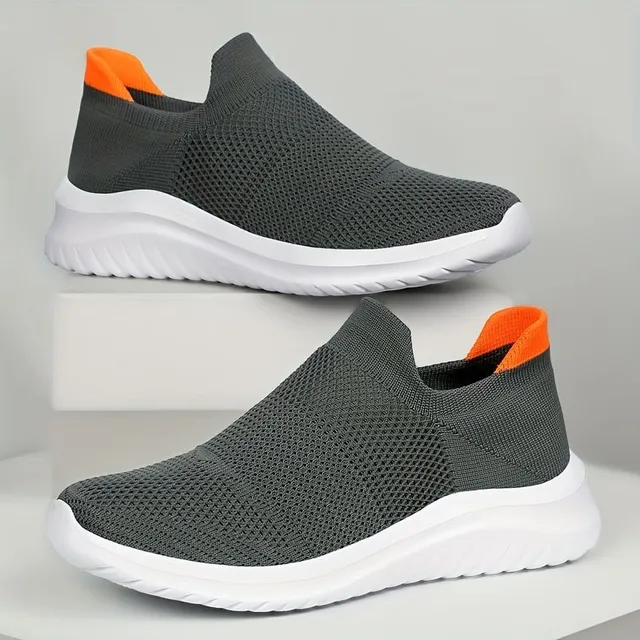 Men's breathable netted shoes - light and dampening shocks, for outdoor activities