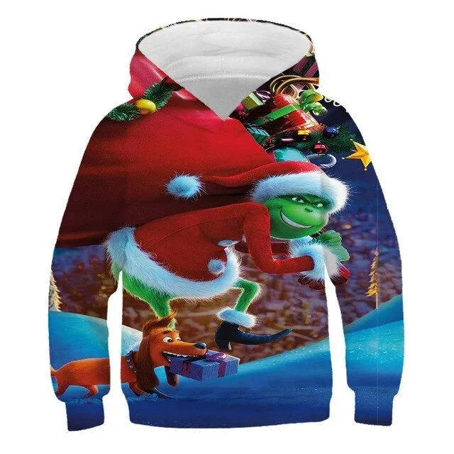 Grinch sweatshirt for kids - more variants