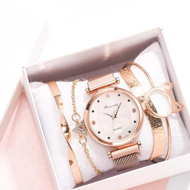 Luxury set of ladies watches and bracelets WIENA