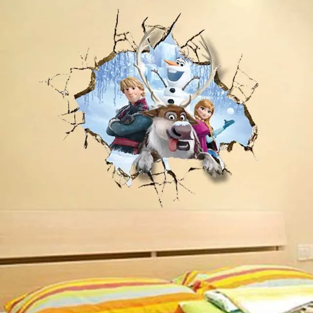 Wall sticker Elsa Anna | Ice Kingdom